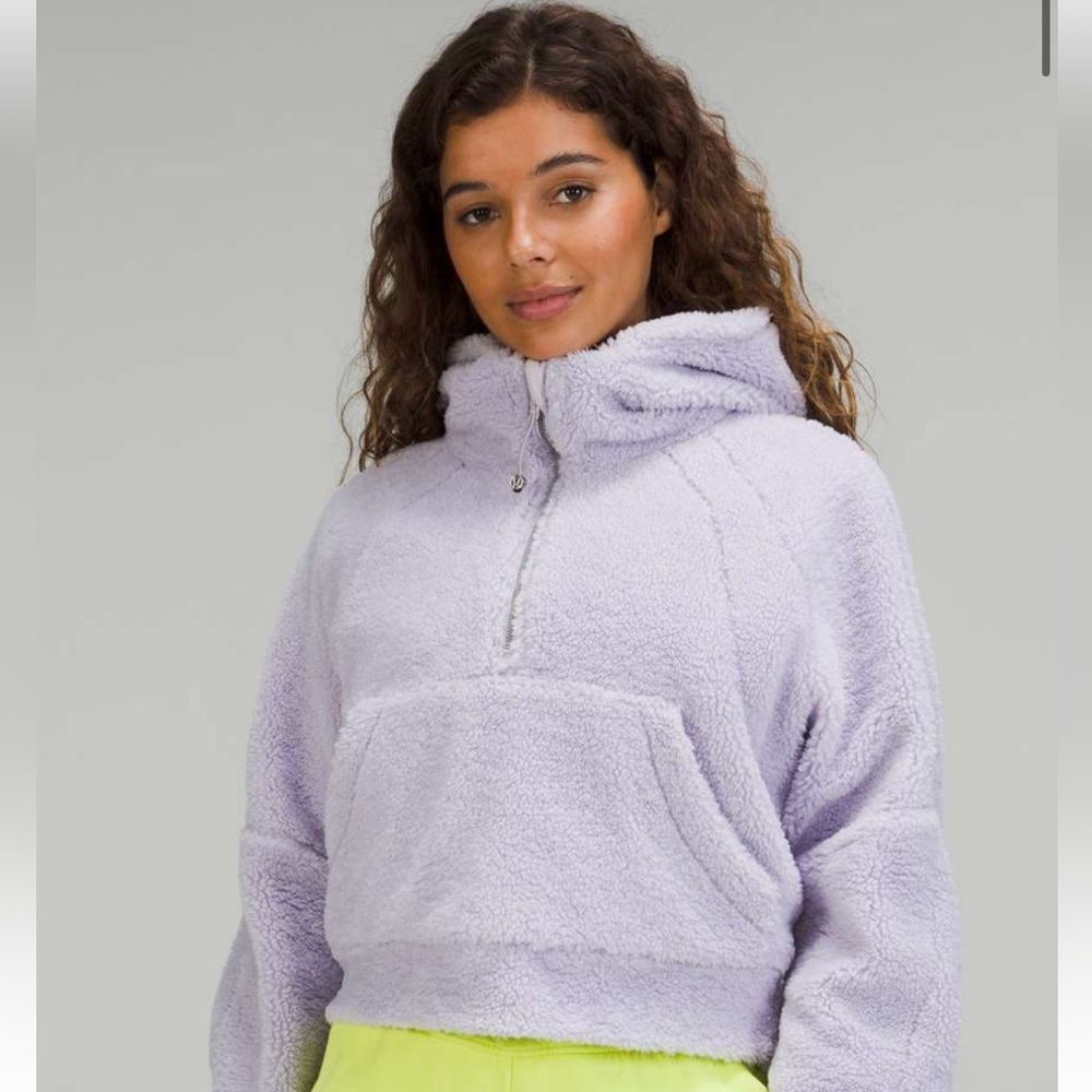 Lululemon Scuba Oversized Half-Zip Fleece Hoodie
